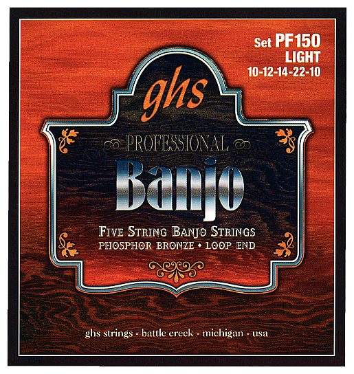 GHS PF 160 MEDIUM 5 Banjo PhosphBronze M (.011 - .026)
