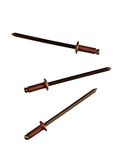 Nýty měděné 3,2 x 10mm, 50ks COXT197310