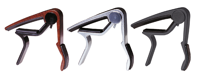 Dunlop Trigger Capo akustická kytara (black, gold, nickel)