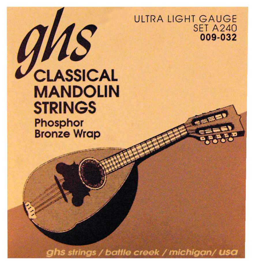 GHS A 240 ULTRA LT Mandoline Phosp.B. LE UL (.009 - .032)