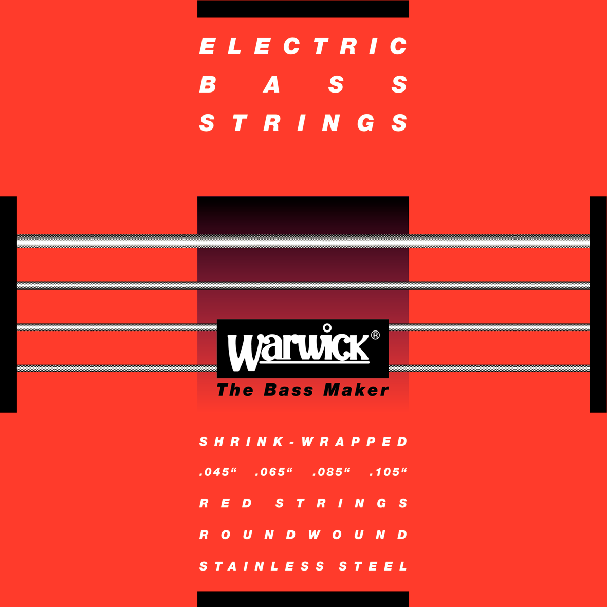 Red Strings Stainless Steel Medium (.045 - .105), 42200 M 4