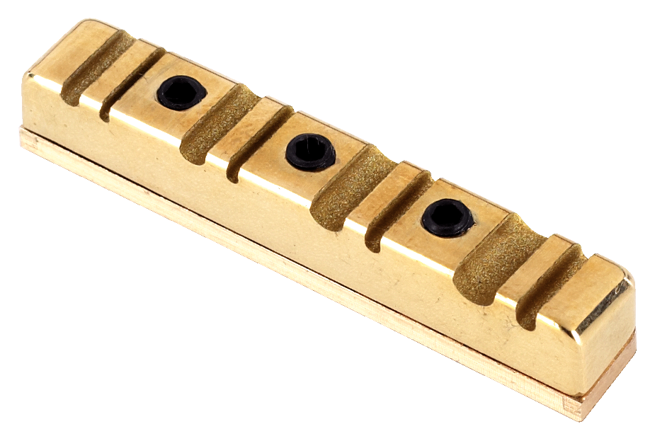 Sedlový pražec "Just a Nut III Brass" 38,5 mm