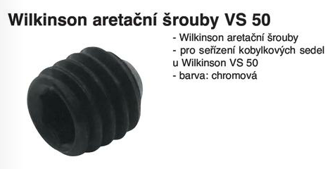 Wilkinson aretační šrouby VS 50