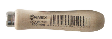 Rukojeť 100mm pro pilníky 200mm, dřevěná  COX967100