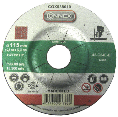 Řezný kotouč KÁMEN 115mm / 2,5mm COX938010