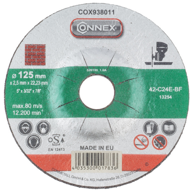 Řezný kotouč KÁMEN 125mm / 2,5mm COX938011