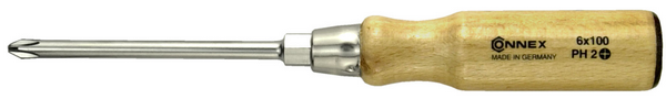 Šroubovák křížový dřevěný PH 3 x 150mm COX362003