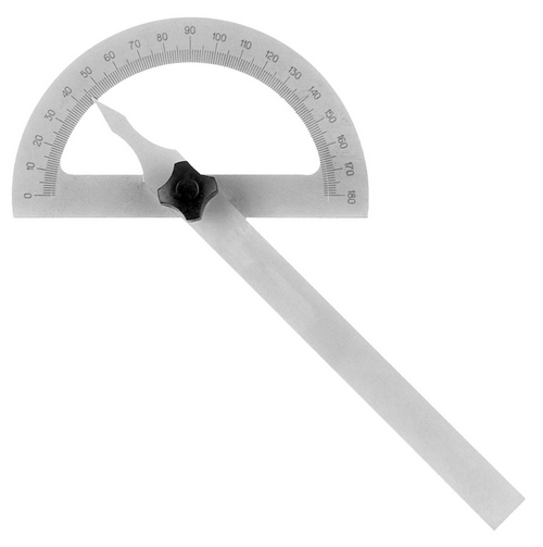 Úhloměr 0-180°, 150x120mm  COXT710300