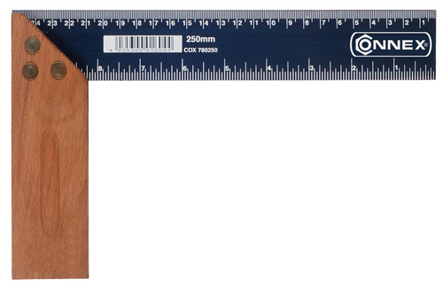 Úhelník truhlářský 400, mm/inch  COX780400