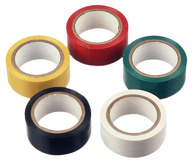 Páska PVC barevná mix 5ks B20566
