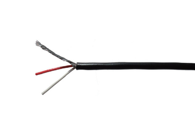 Kabel (vodič) stíněný, 2-žilový, 1m