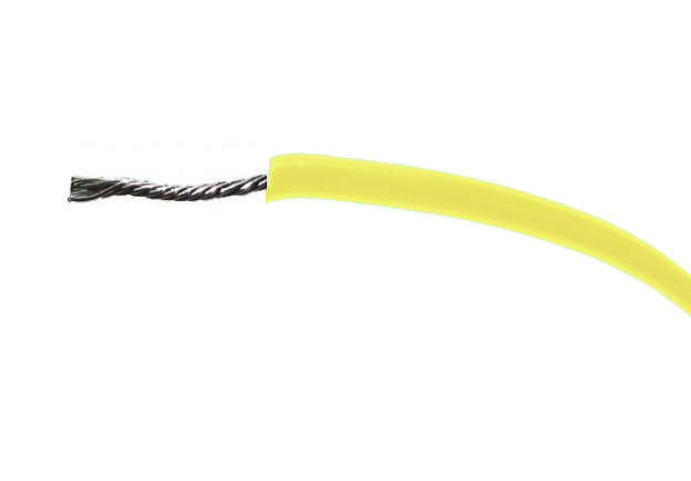 Kabel (vodič) olověný, žlutý, 1m