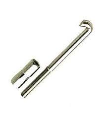 Háček kulatý 4 mm + matice