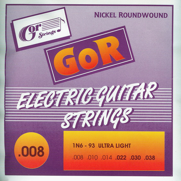 Struny na elektrickou kytaru (.008 - .038), 1N6 - 93