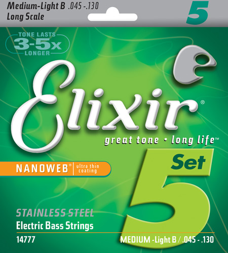 ELIXIR 14777 5 strings Stainless steel