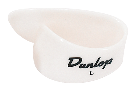 Dunlop White Plastic palcové prsteny - sada 4 ks