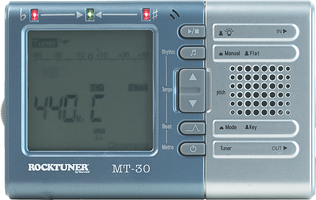 Chromatická ladička a metronom RockTuner RT MT 30